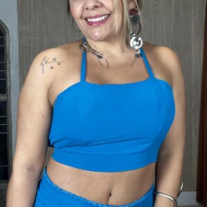 Conjunto Calça e Cropped